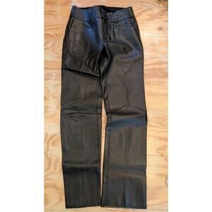 Excelled Vintage Black Genuine Leather Biker Pants Men's Size 34 W x 36 L USA